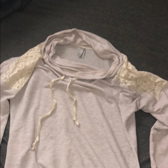 Vanity Tops - Scooped hood sweater